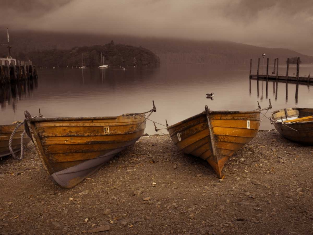 Boats on lake art print by Assaf Frank for $57.95 CAD