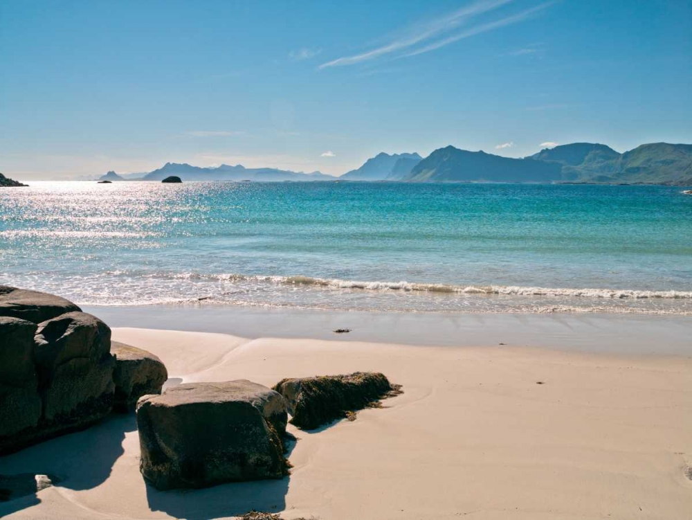Beautiful beach, Lofoten, Norway art print by Assaf Frank for $57.95 CAD
