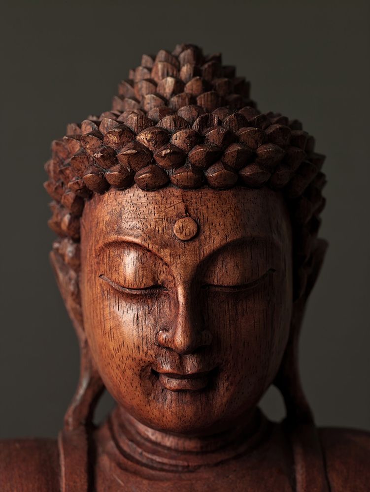 Buddha sculpture face art print by Assaf Frank for $57.95 CAD