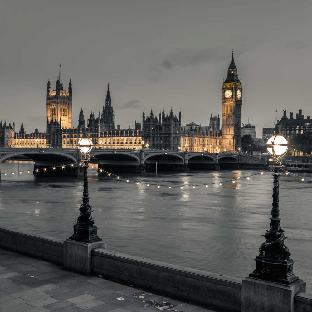 Houses of parliament over the river Thames art print by Assaf Frank for $57.95 CAD
