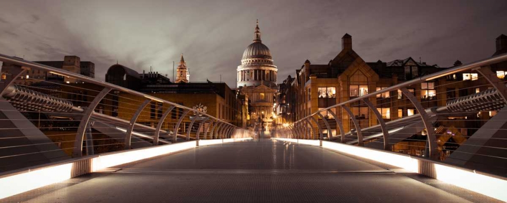 St Pauls Catedral from the Millennium Bridge art print by Assaf Frank for $57.95 CAD