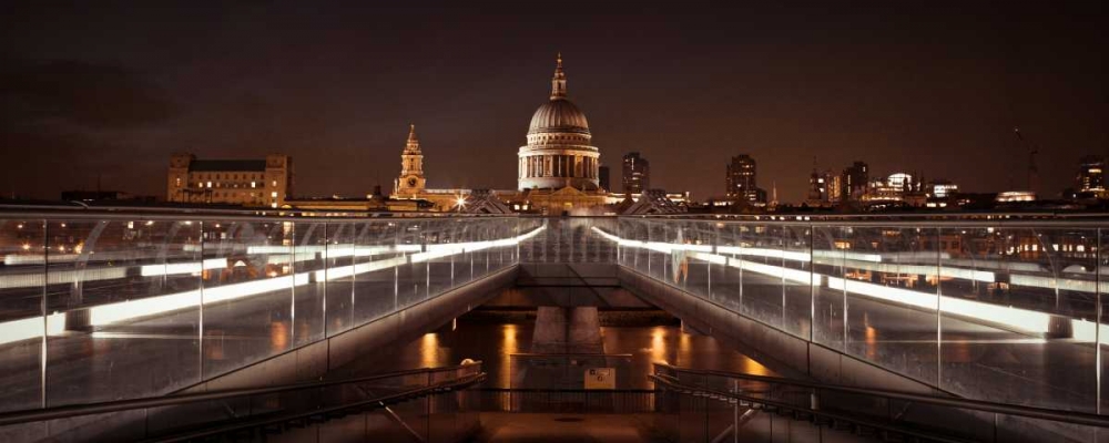 St Pauls Cathedral from millennium bridge art print by Assaf Frank for $57.95 CAD