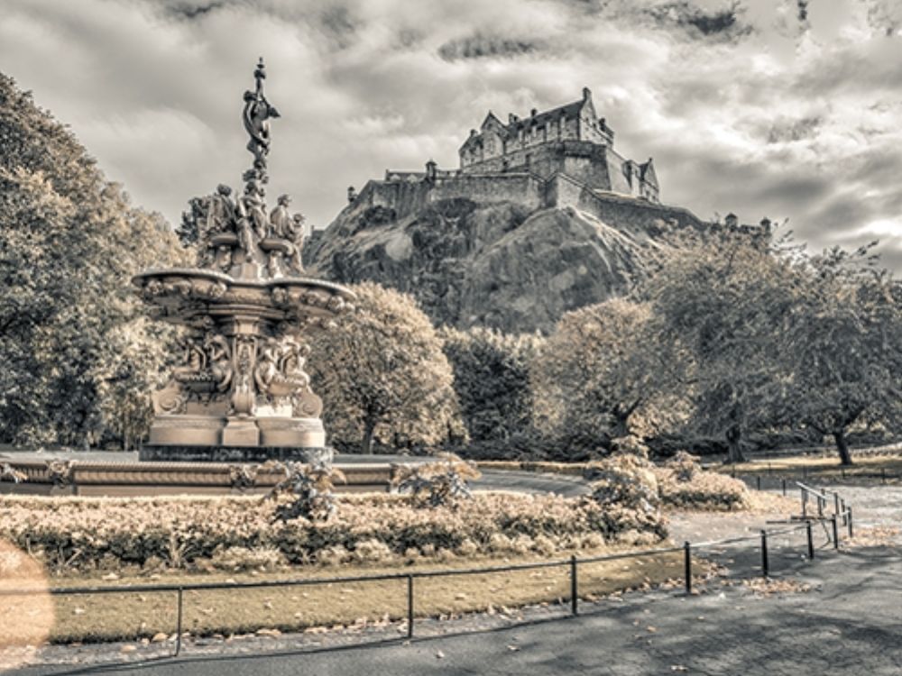 Edinburgh Castle, FTBR-1862 art print by Assaf Frank for $57.95 CAD