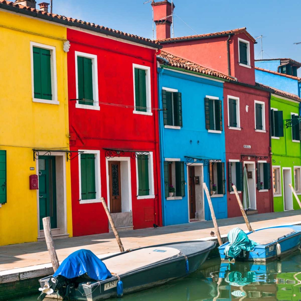 Gondolas moored along the canal, Venice, Italy art print by Assaf Frank for $57.95 CAD