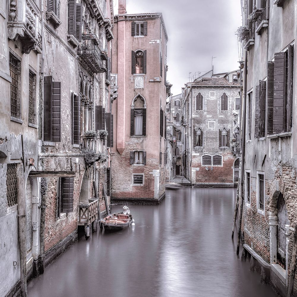 Narrow canal through old buildings - Venice - Italy art print by Assaf Frank for $57.95 CAD