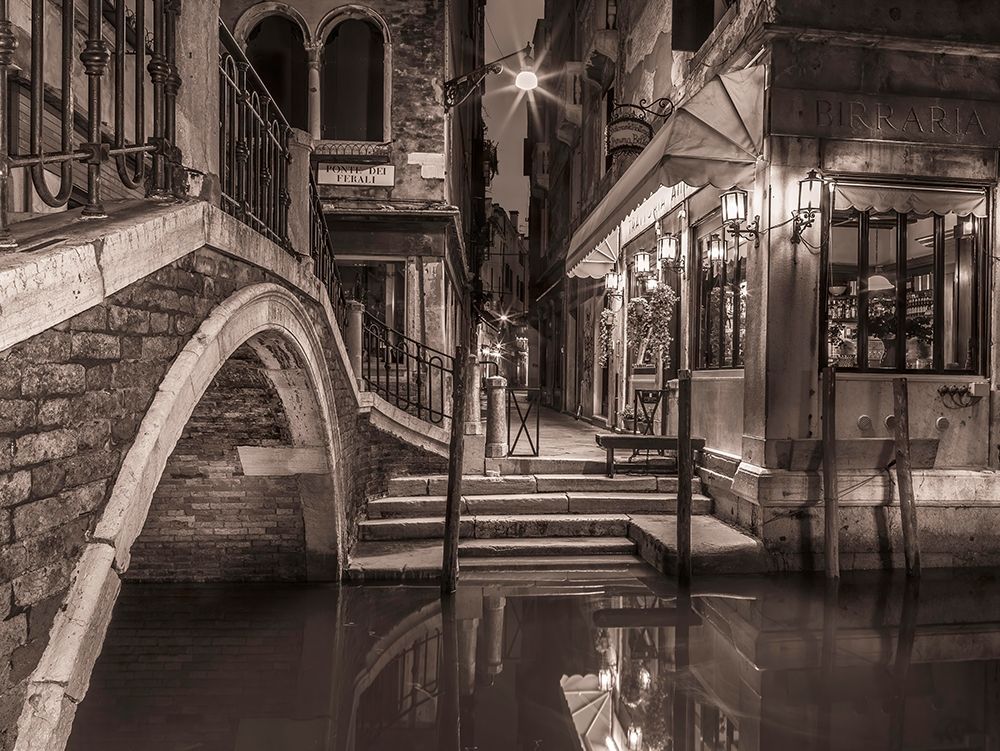 Cafe by canal-Venice art print by Assaf Frank for $57.95 CAD
