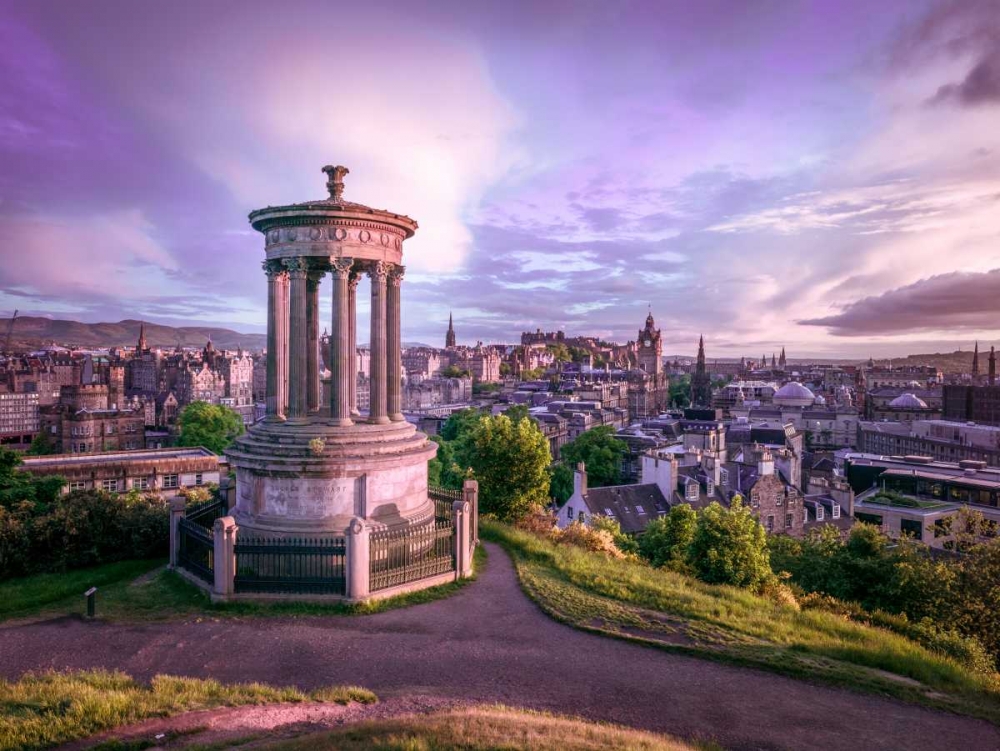 A view from Carlton Hill, Edinburgh, Scotland art print by Assaf Frank for $57.95 CAD