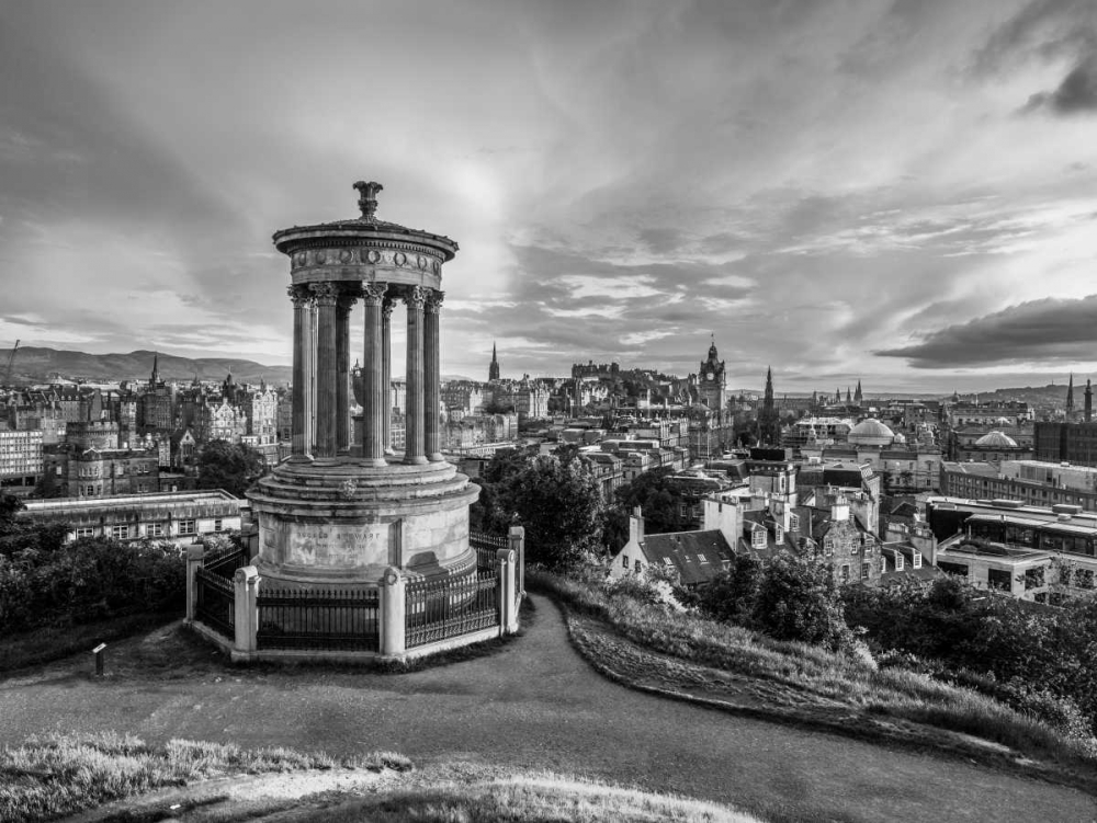 A view from Carlton Hill, Edinburgh, Scotland, FTBR-1799 art print by Assaf Frank for $57.95 CAD