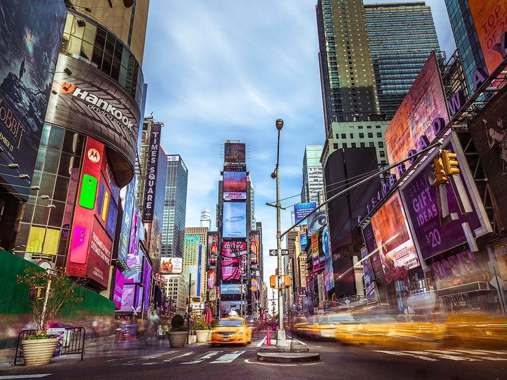 Broadway Times Square-NYC art print by Assaf Frank for $57.95 CAD
