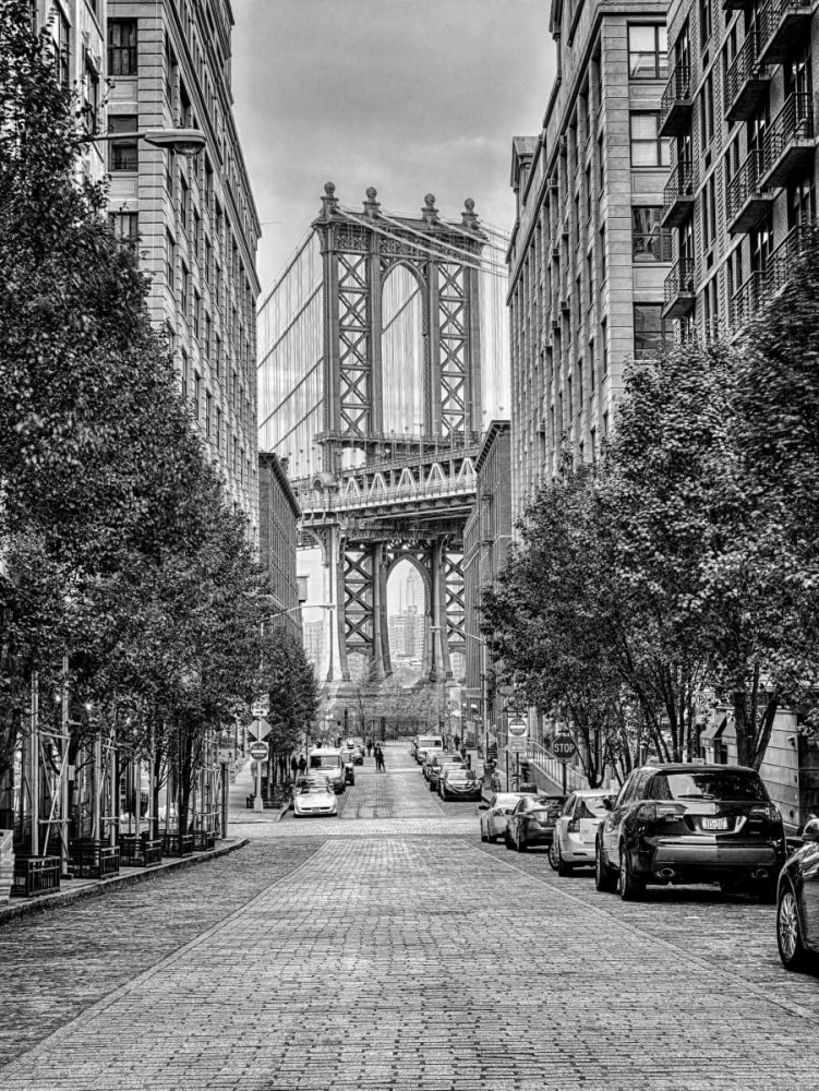 Manhattan Bridge seen from the Dumbo neighborhood in Brooklyn, New York art print by Assaf Frank for $57.95 CAD