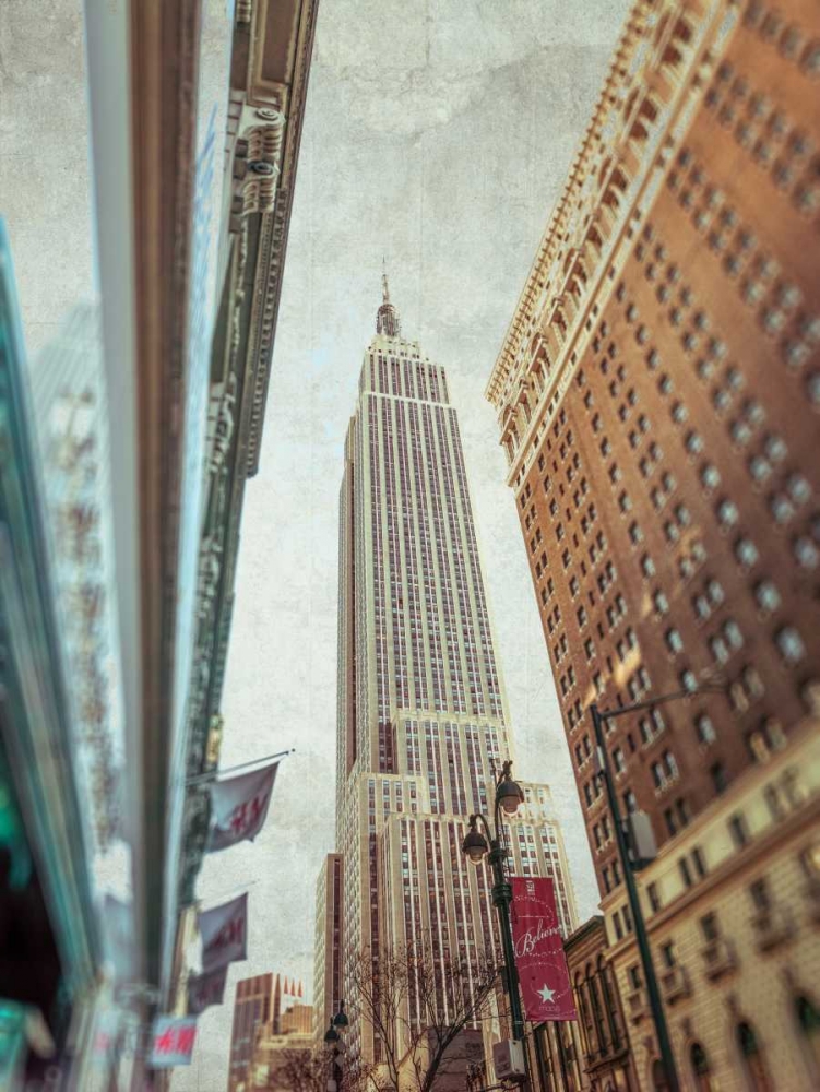 Low angle shot of a Empire State building - New York art print by Assaf Frank for $57.95 CAD