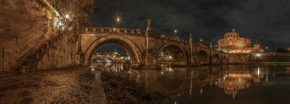 View of Castle St Angelo in Rome, Italy art print by Assaf Frank for $57.95 CAD