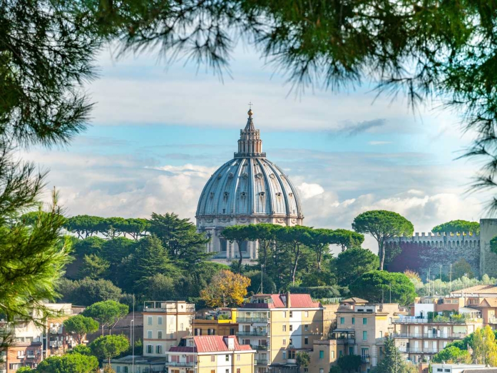 Vatican city with St. Peters Basilica, Rome, Italy art print by Assaf Frank for $57.95 CAD