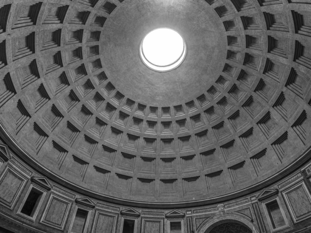 Roman Pantheon dome from inside, Rome, Italy art print by Assaf Frank for $57.95 CAD