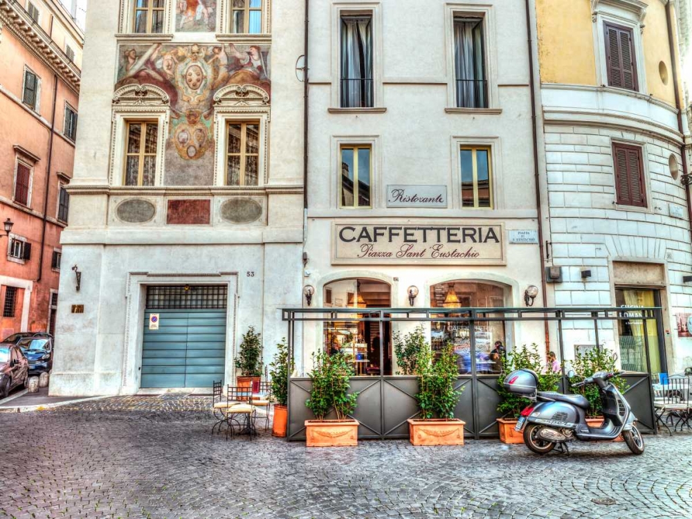 Cafeteria in Rome, Italy art print by Assaf Frank for $57.95 CAD