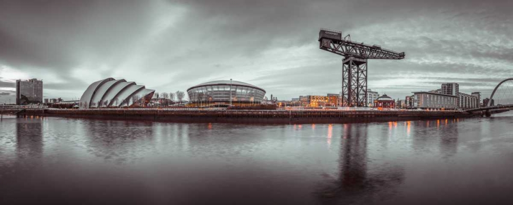 View along the river Clyde, Glasgow art print by Assaf Frank for $57.95 CAD