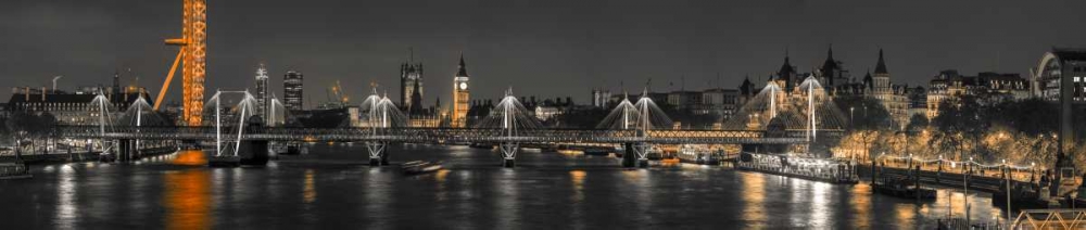 Panoramic view of London skyline over River Thames art print by Assaf Frank for $57.95 CAD