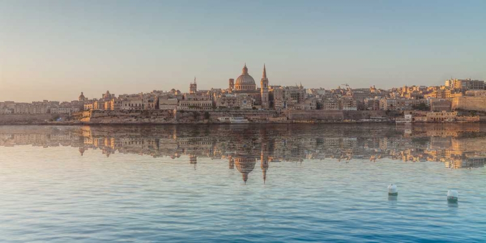 The harbour and St. Pauls Anglican Cathedral at Valletta, Malta art print by Assaf Frank for $57.95 CAD