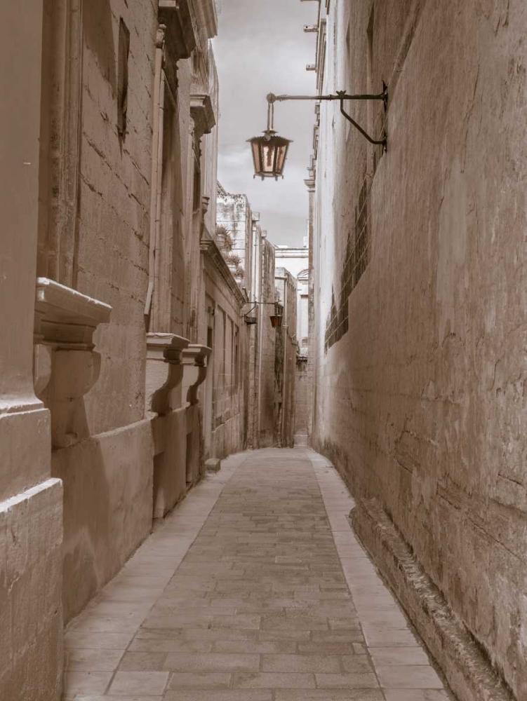 Narrow street in town of Mdina, Malta art print by Assaf Frank for $57.95 CAD