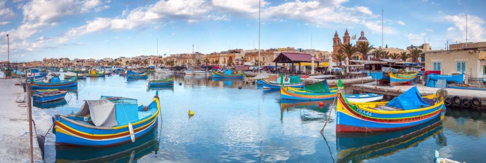 Marsaxlokk harbour, Malta art print by Assaf Frank for $57.95 CAD