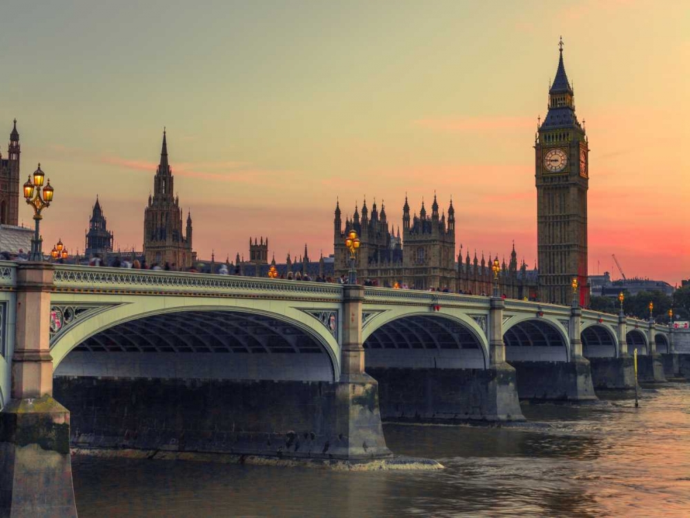 Westminster bridge and Big Ben, London, UK art print by Assaf Frank for $57.95 CAD