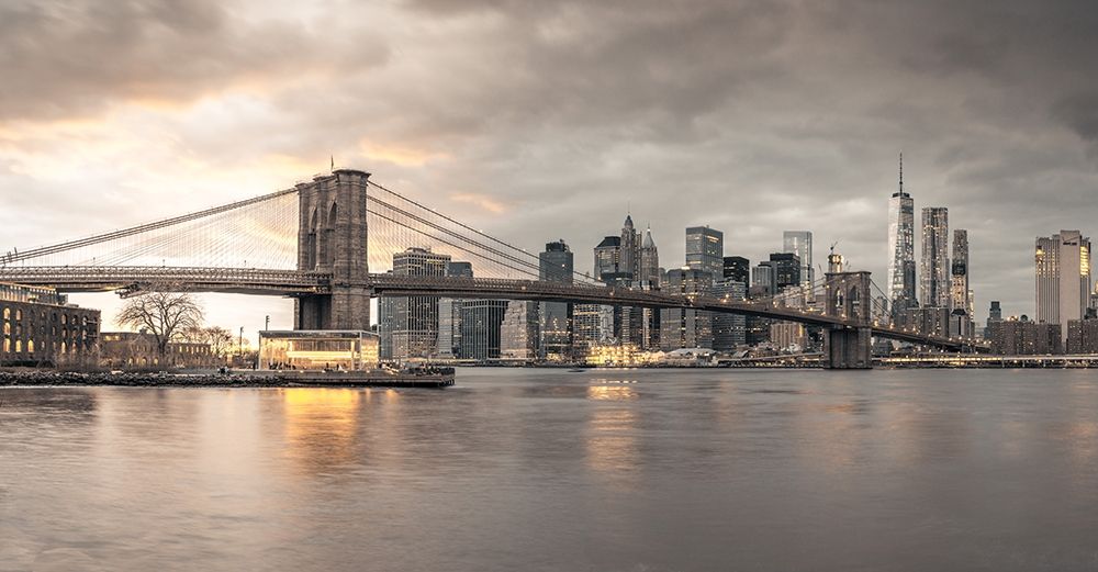 Brooklyn Bridge-New York art print by Assaf Frank for $57.95 CAD