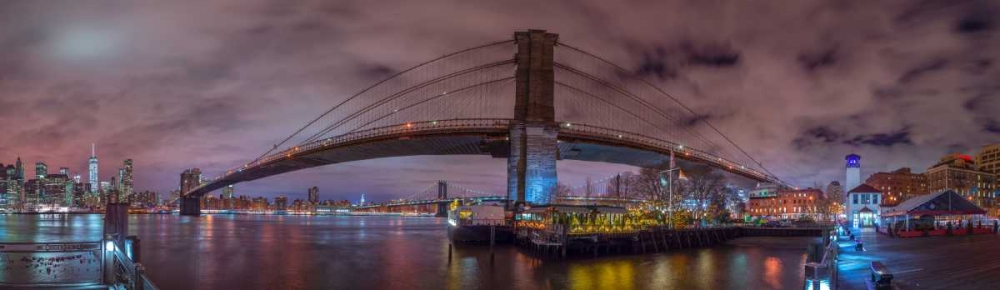 Brooklyn bridge over East river, New York art print by Assaf Frank for $57.95 CAD