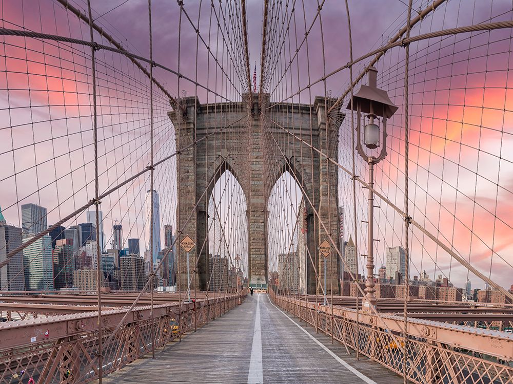 Brooklyn bridge, New York art print by Assaf Frank for $57.95 CAD