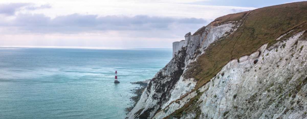 Beachy Head and Lighthouse, Eastbourne, England, UK art print by Assaf Frank for $57.95 CAD