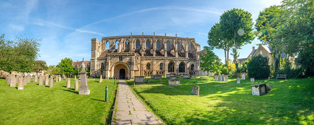 Historic Malmesbury Abbey, Wiltshire art print by Assaf Frank for $57.95 CAD