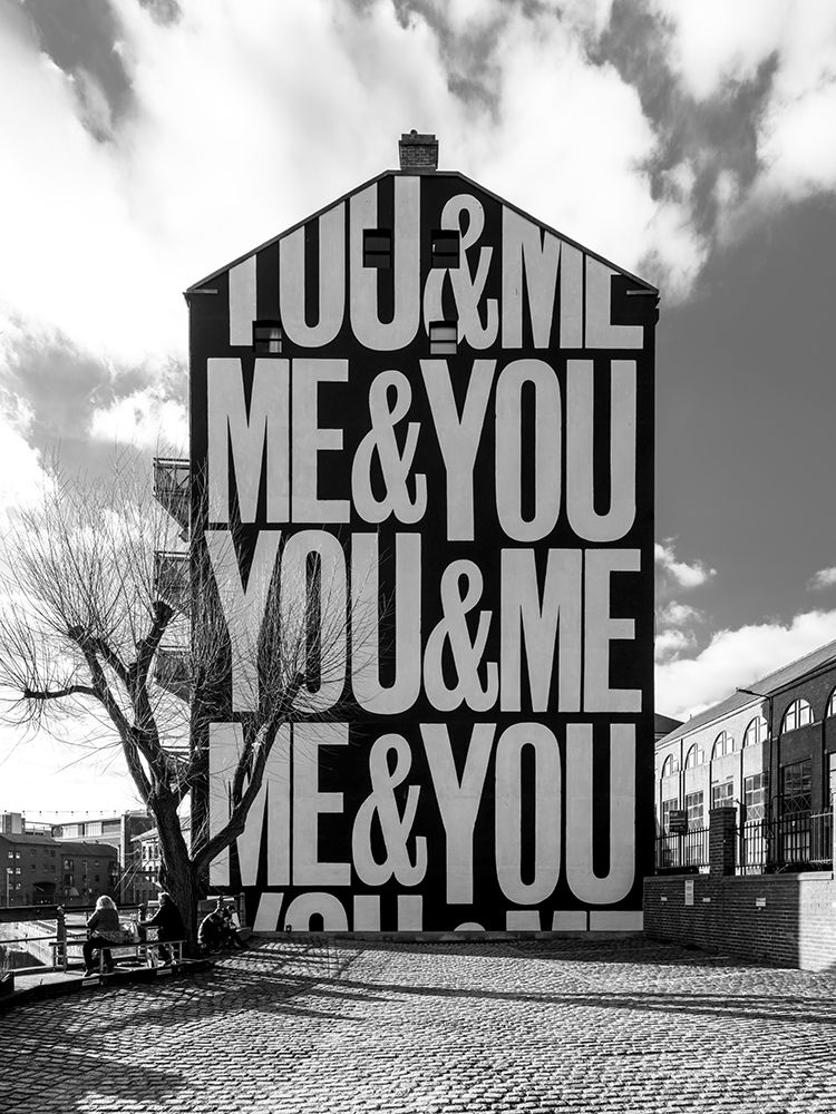 Me And You Mural on building exterior art print by Assaf Frank for $57.95 CAD
