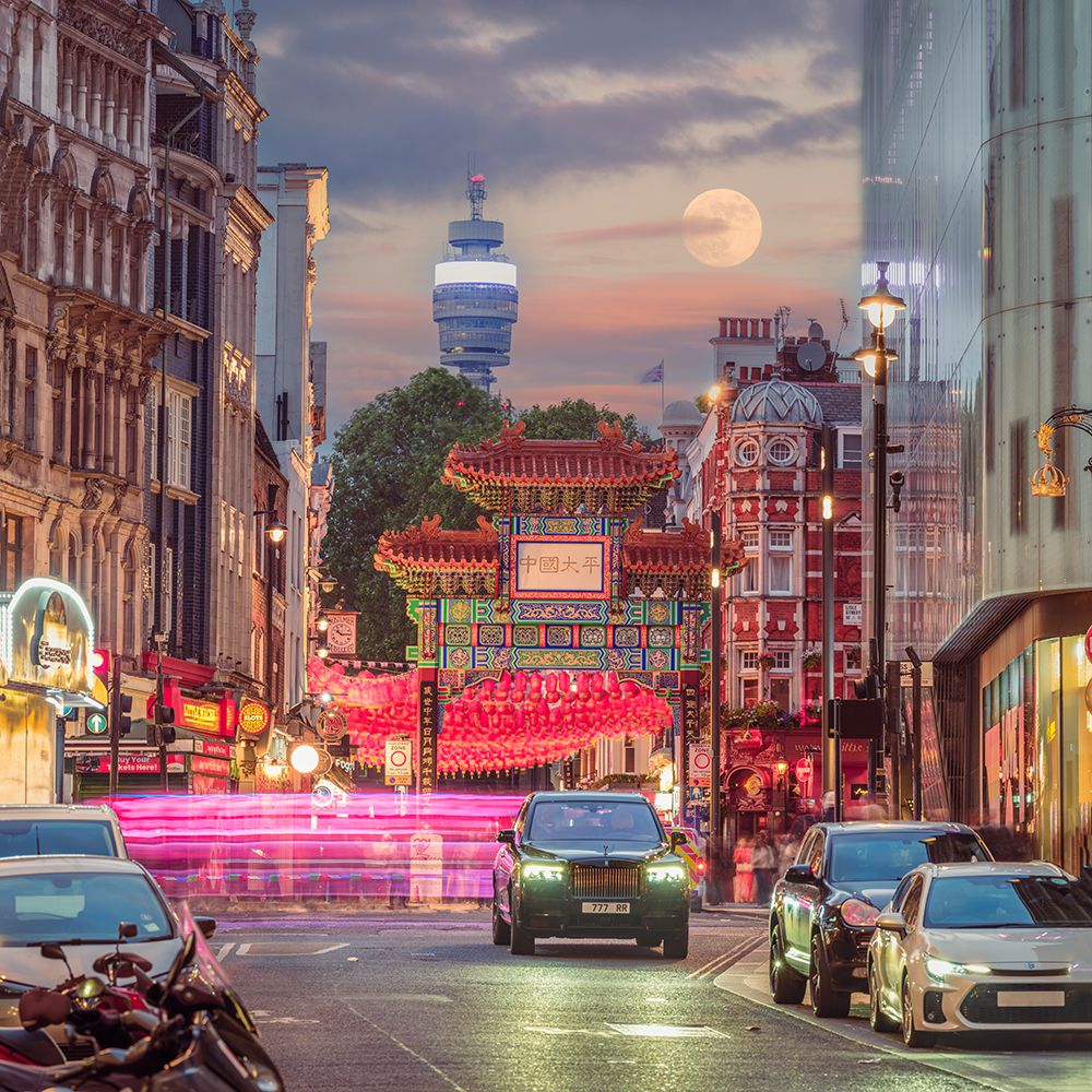 Rolls-Royce at China town, London art print by Assaf Frank for $57.95 CAD