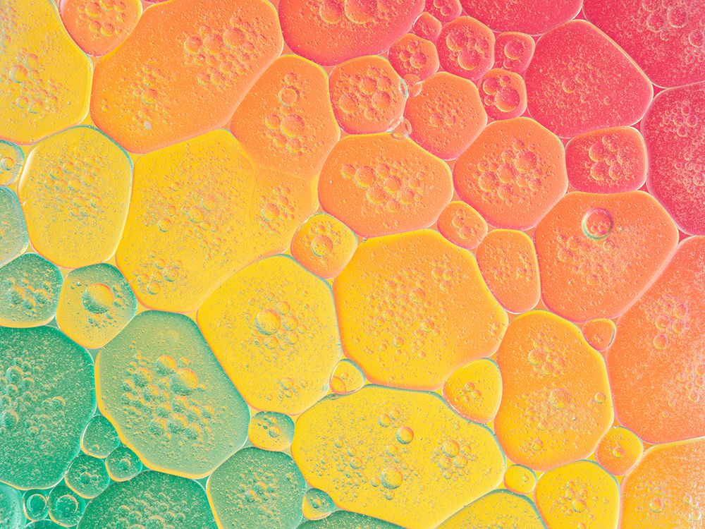 Multicolored bubble surface art print by Assaf Frank for $57.95 CAD