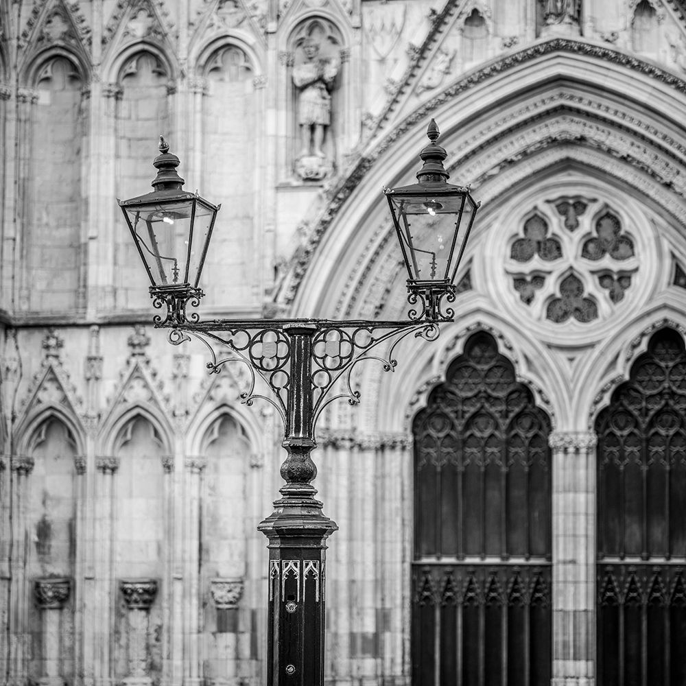 Street Lamp outside York Minster building art print by Assaf Frank for $57.95 CAD