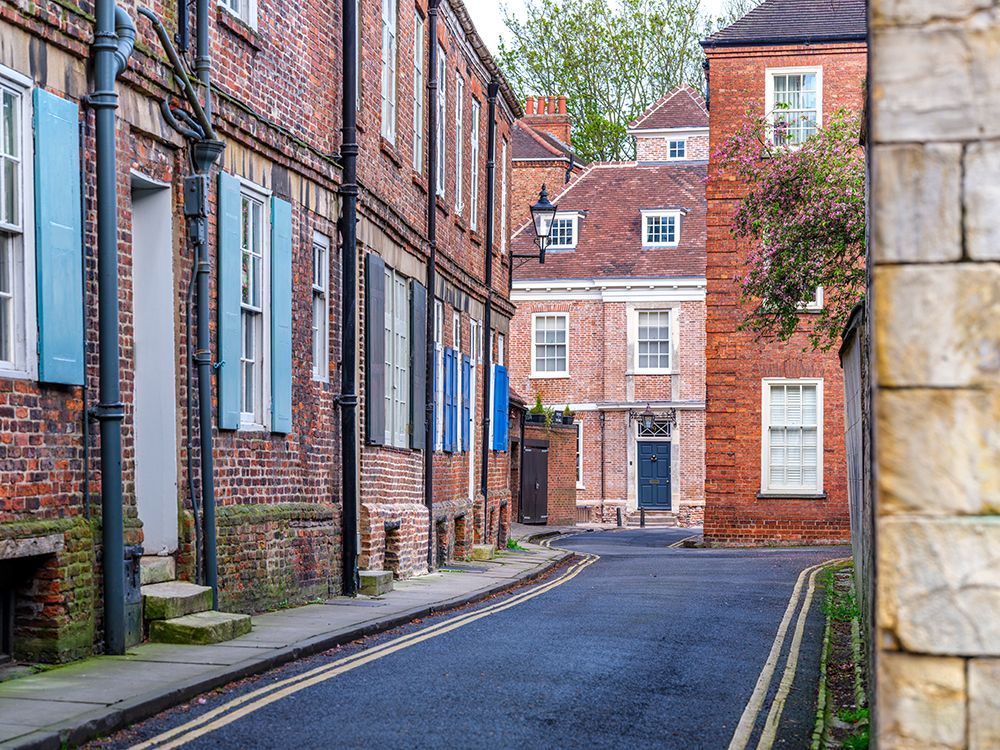 Street through York old city art print by Assaf Frank for $57.95 CAD