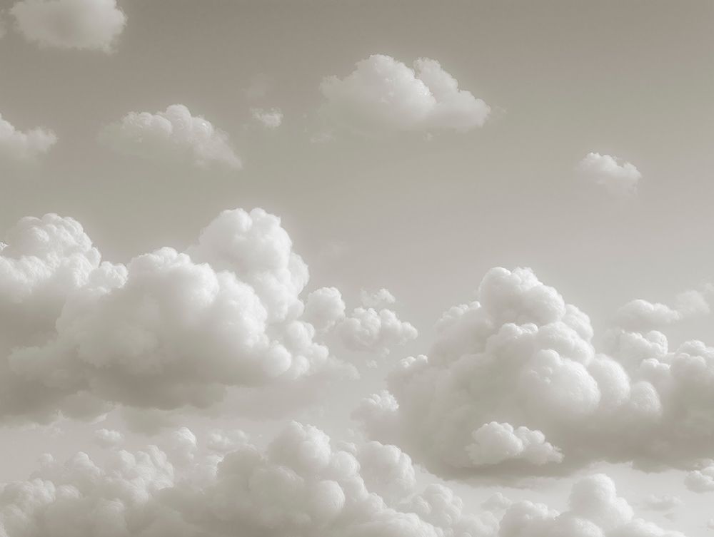 Sky with puffy clouds art print by Assaf Frank for $57.95 CAD