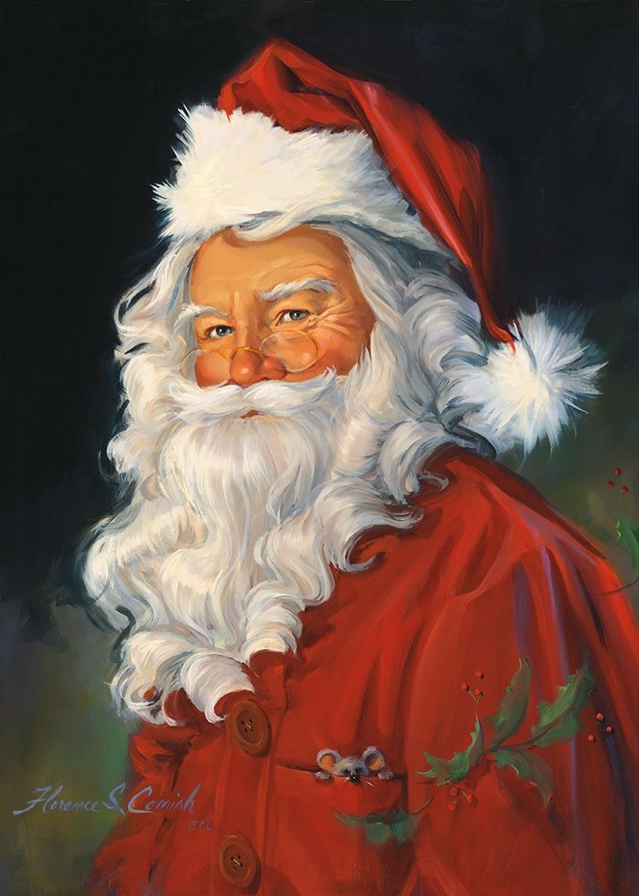 Santa Claus art print by Susan Comish for $57.95 CAD