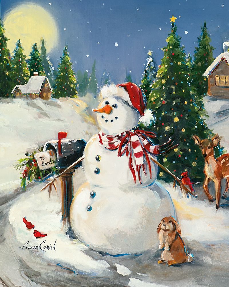 To Santa art print by Susan Comish for $57.95 CAD
