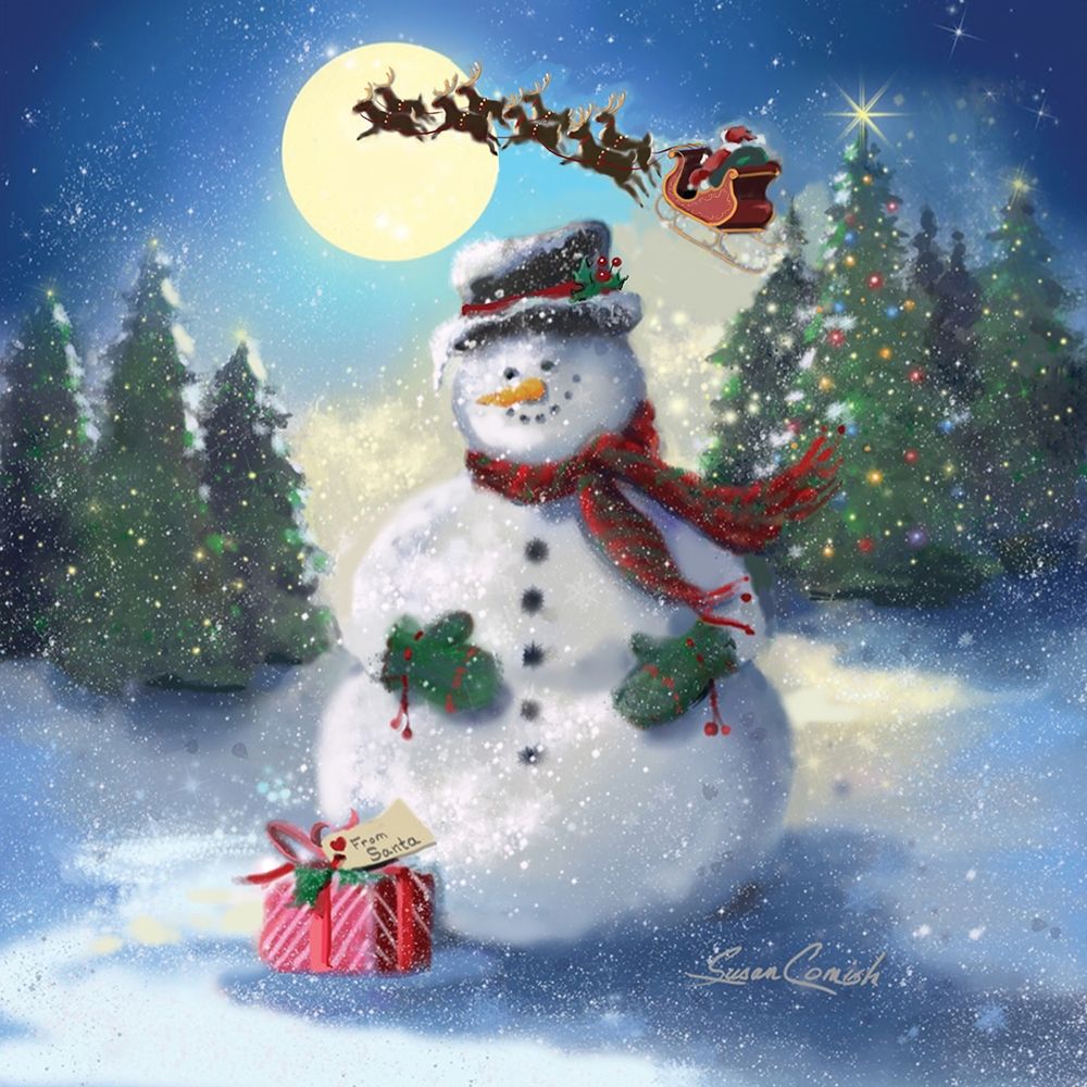 Gifts From Santa art print by Susan Comish for $57.95 CAD