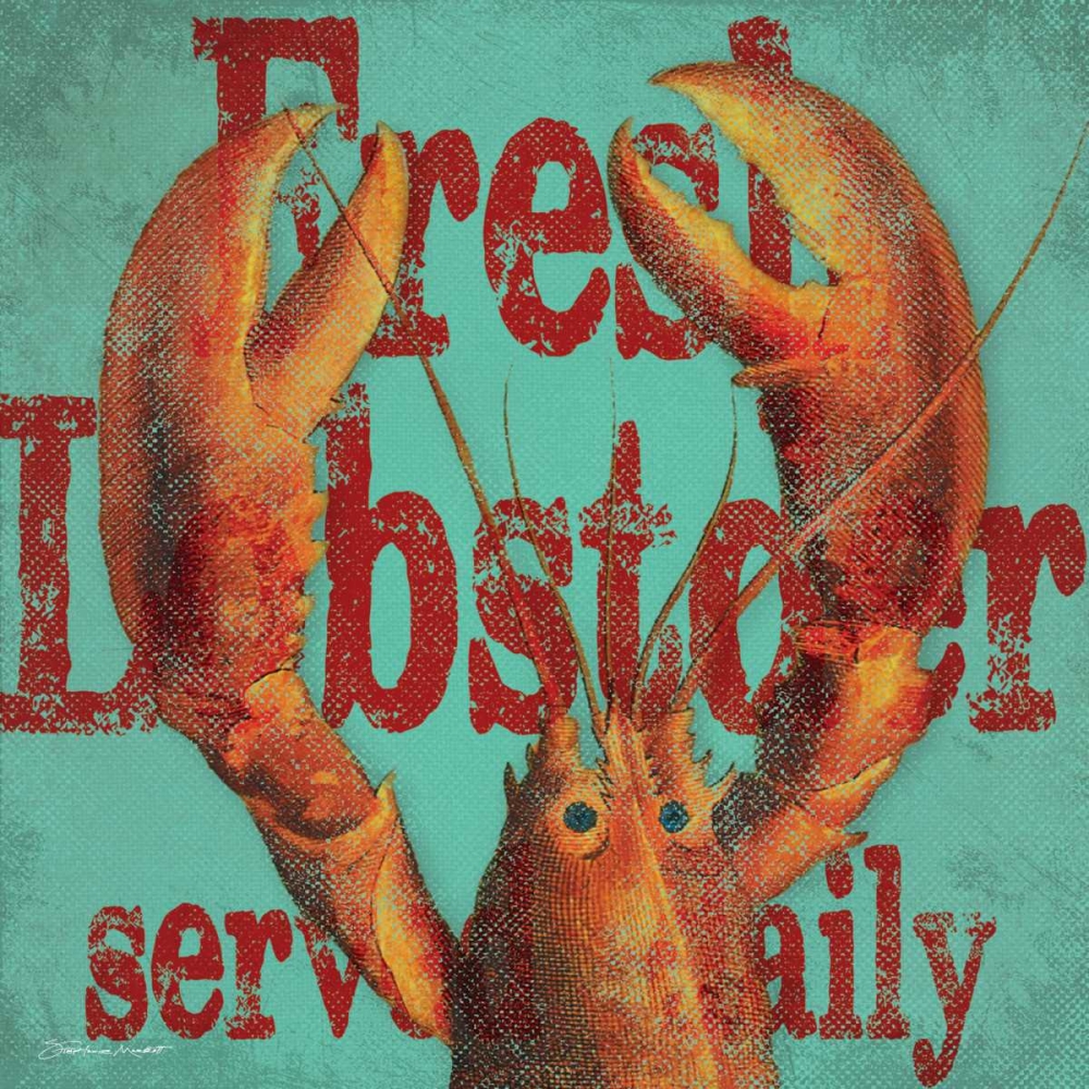 Lobster Dinner art print by Stephanie Marrott for $57.95 CAD