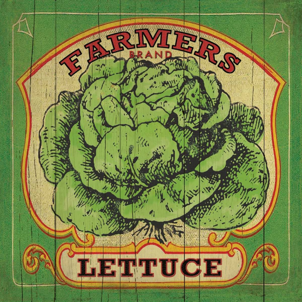 Lettuce Label art print by Stephanie Marrott for $57.95 CAD