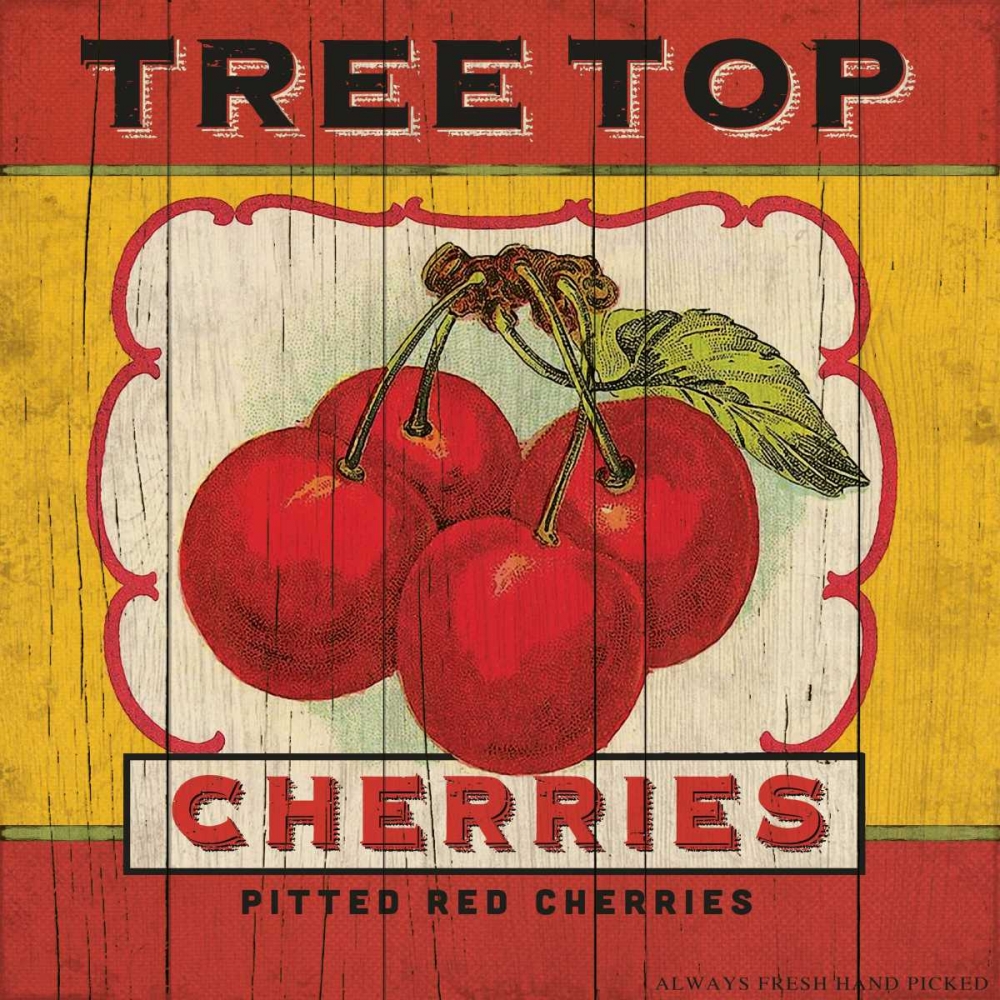 Cherry Label art print by Stephanie Marrott for $57.95 CAD