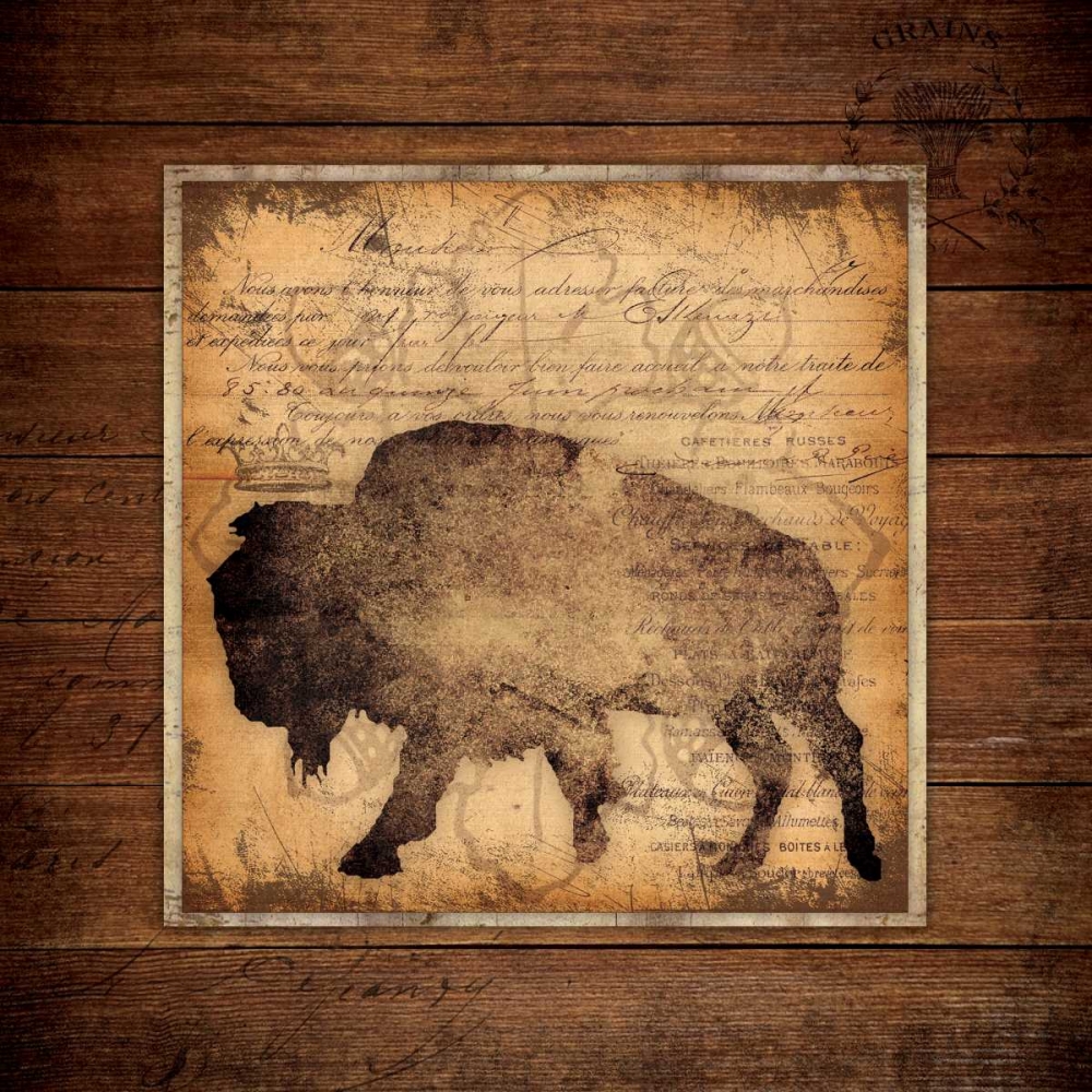 Bison King art print by Stephanie Marrott for $57.95 CAD