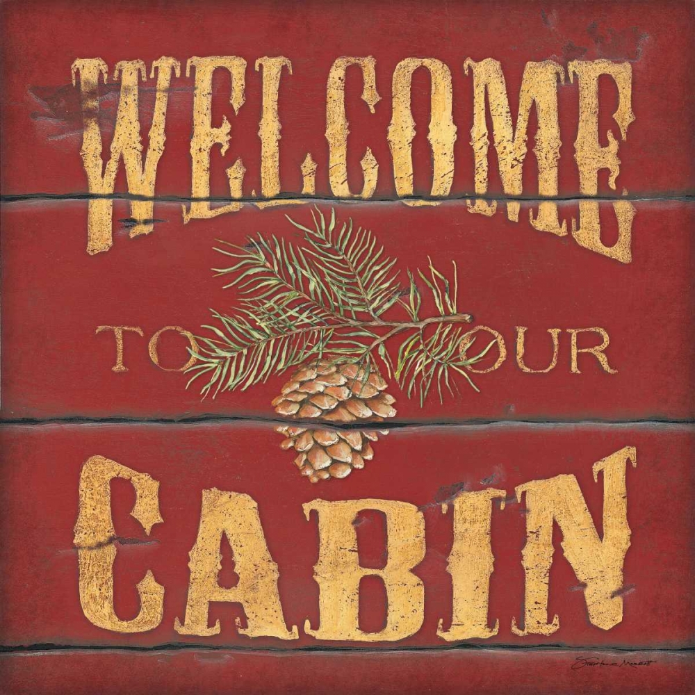 Welcome Cabin art print by Stephanie Marrott for $57.95 CAD