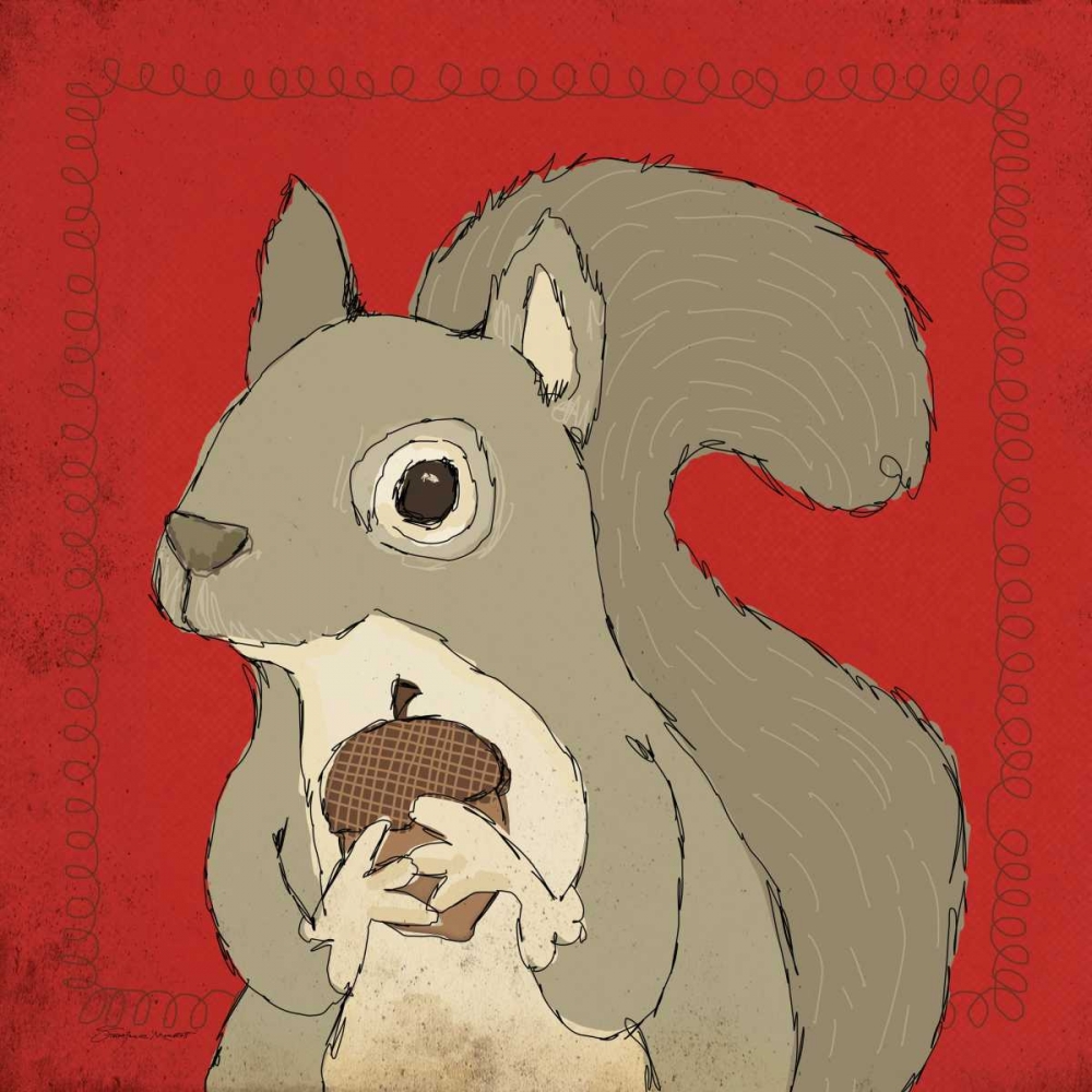 Squirrel art print by Stephanie Marrott for $57.95 CAD