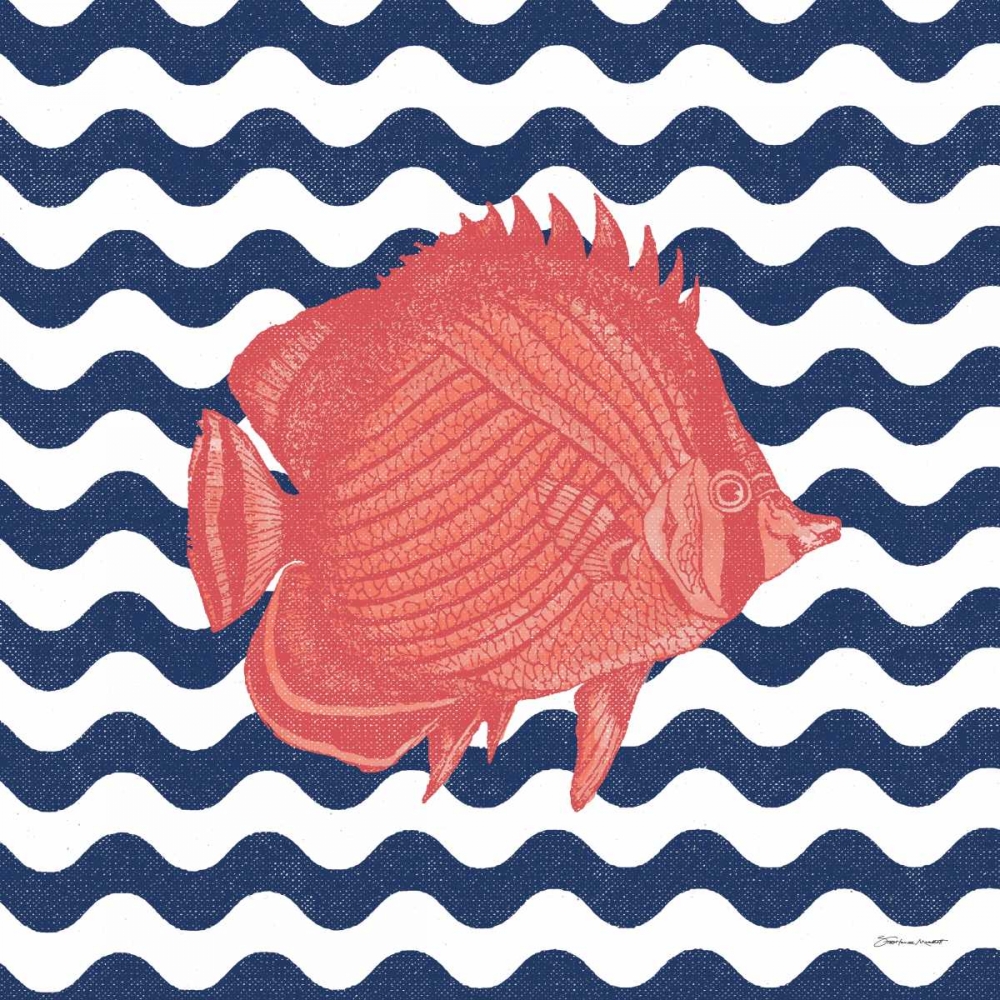 Fish Wave art print by Stephanie Marrott for $57.95 CAD
