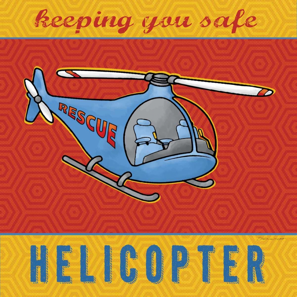 Helicopter art print by Stephanie Marrott for $57.95 CAD