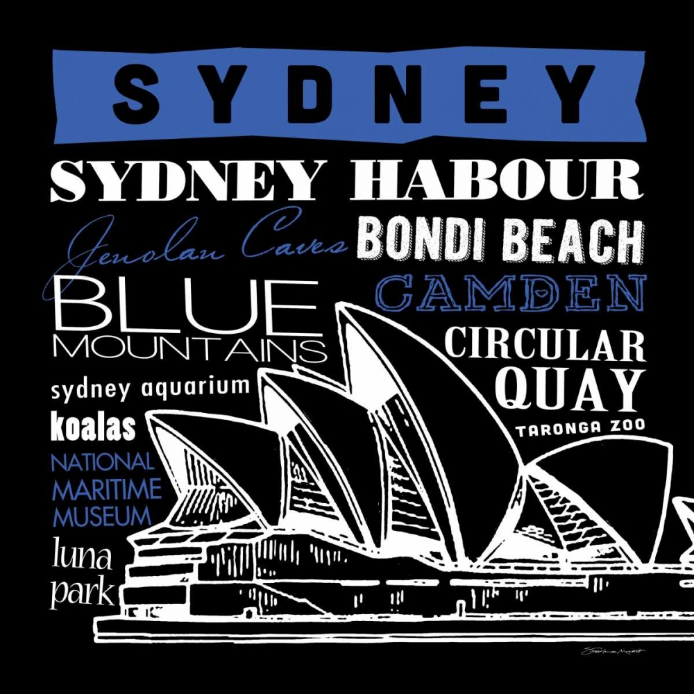 Sydney art print by Stephanie Marrott for $57.95 CAD