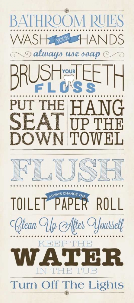 Bathroom art print by Stephanie Marrott for $57.95 CAD