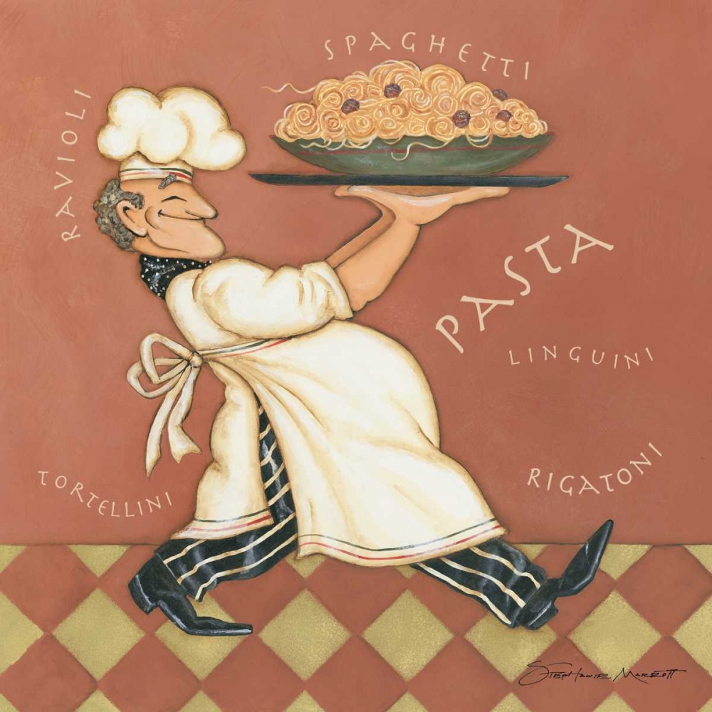 Pasta Chef art print by Stephanie Marrott for $57.95 CAD